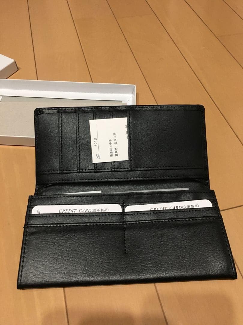 Amazon.co.jp: 菊紋 財布 本革 黒 ブラック レザー 長財布 皇居菊紋 菊